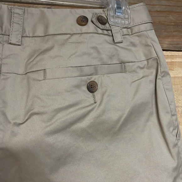 Banana Republic size 0 Martin Fit Tan Mid-rise Bermuda Shorts - Picture 6 of 10